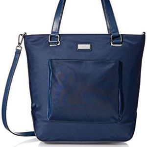 New Large Calvin Klein Nylon Navy Blue Tote Laptop FINAL MARKDOWN